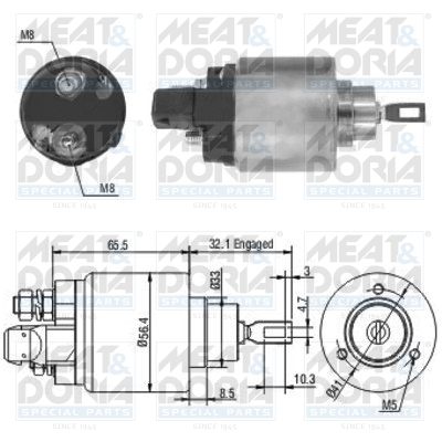 Starter magneetschakelaar Meat Doria 46004