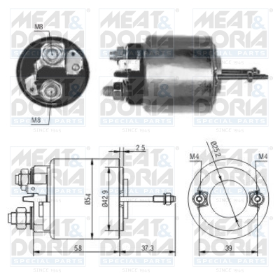 Starter magneetschakelaar Meat Doria 46009