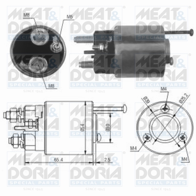 Starter magneetschakelaar Meat Doria 46012