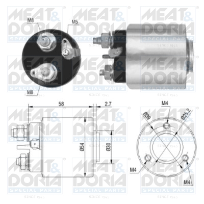 Starter magneetschakelaar Meat Doria 46013