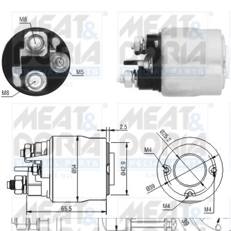 Starter magneetschakelaar Meat Doria 46017