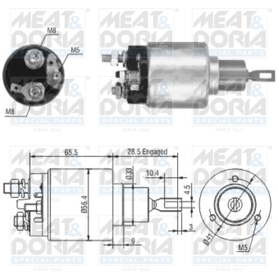 Starter magneetschakelaar Meat Doria 46019