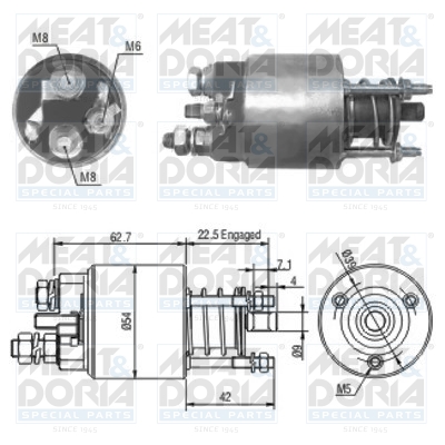 Starter magneetschakelaar Meat Doria 46049