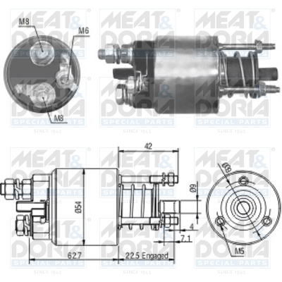 Starter magneetschakelaar Meat Doria 46051