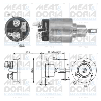 Starter magneetschakelaar Meat Doria 46060