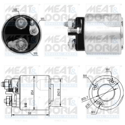 Starter magneetschakelaar Meat Doria 46062
