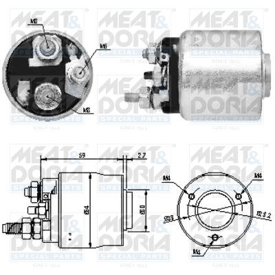 Starter magneetschakelaar Meat Doria 46063