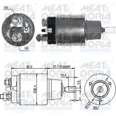 Starter magneetschakelaar Meat Doria 46066