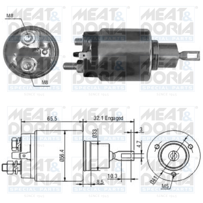 Starter magneetschakelaar Meat Doria 46067