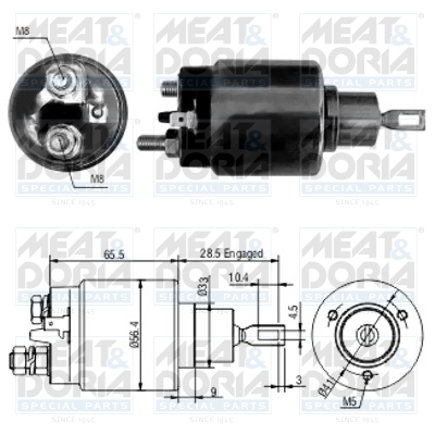 Starter magneetschakelaar Meat Doria 46068