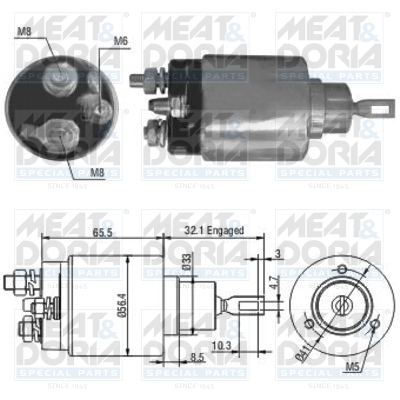 Starter magneetschakelaar Meat Doria 46069