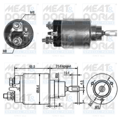 Starter magneetschakelaar Meat Doria 46074