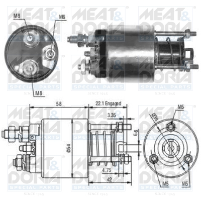 Starter magneetschakelaar Meat Doria 46077