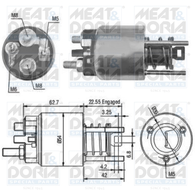 Starter magneetschakelaar Meat Doria 46080