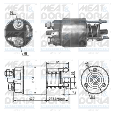 Starter magneetschakelaar Meat Doria 46081