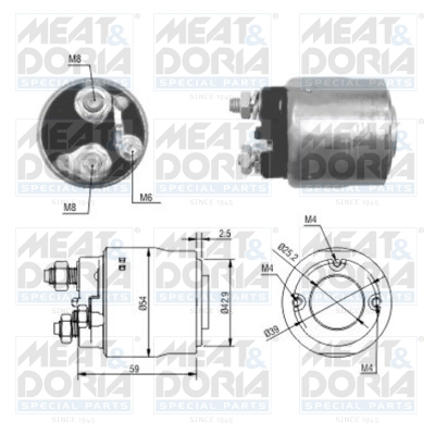 Starter magneetschakelaar Meat Doria 46084