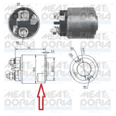 Starter magneetschakelaar Meat Doria 46085