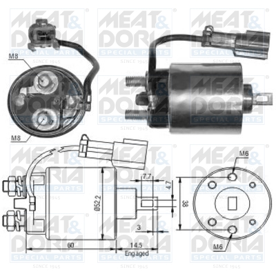 Starter magneetschakelaar Meat Doria 46091