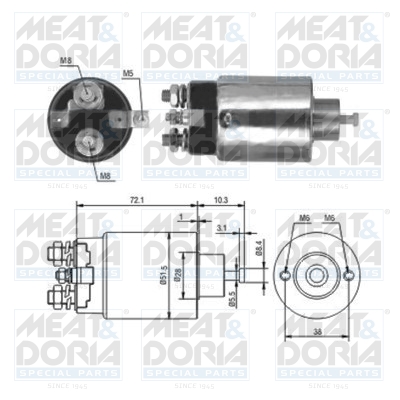 Starter magneetschakelaar Meat Doria 46093