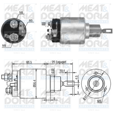 Starter magneetschakelaar Meat Doria 46103