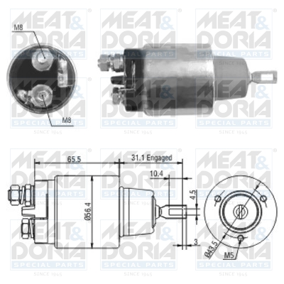 Starter magneetschakelaar Meat Doria 46109