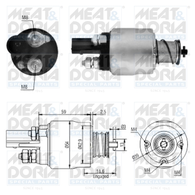 Starter magneetschakelaar Meat Doria 46126