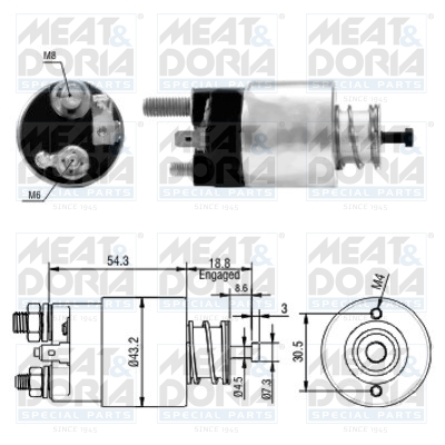 Starter magneetschakelaar Meat Doria 46135