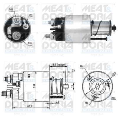 Starter magneetschakelaar Meat Doria 46139