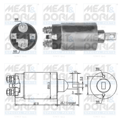 Starter magneetschakelaar Meat Doria 46143