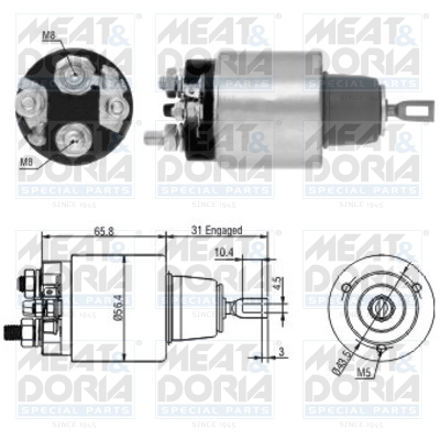 Starter magneetschakelaar Meat Doria 46146