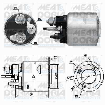 Starter magneetschakelaar Meat Doria 46159