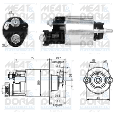 Starter magneetschakelaar Meat Doria 46163