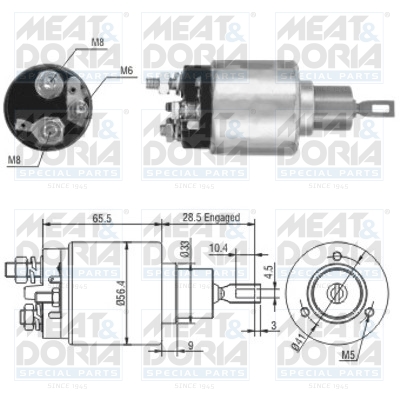 Starter magneetschakelaar Meat Doria 46164