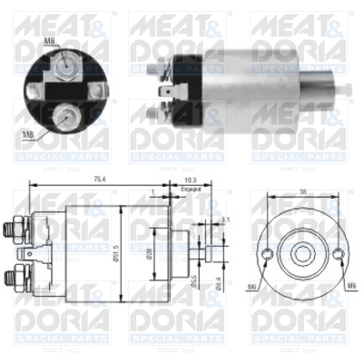 Starter magneetschakelaar Meat Doria 46167