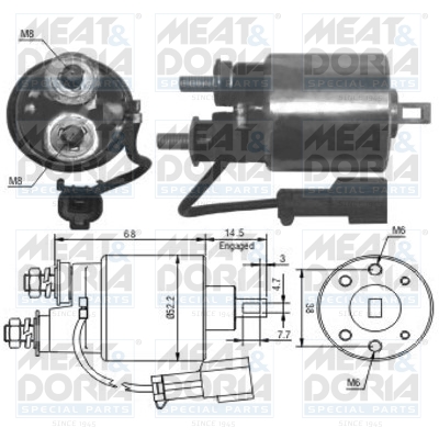 Starter magneetschakelaar Meat Doria 46175