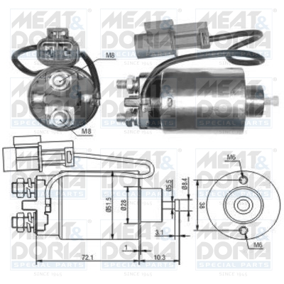 Starter magneetschakelaar Meat Doria 46180