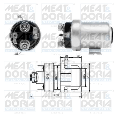 Starter magneetschakelaar Meat Doria 46183