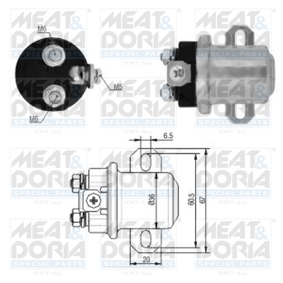 Starter magneetschakelaar Meat Doria 46184