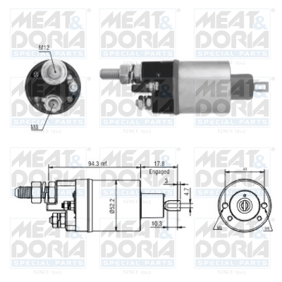 Starter magneetschakelaar Meat Doria 46187
