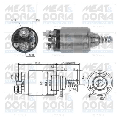 Starter magneetschakelaar Meat Doria 46191