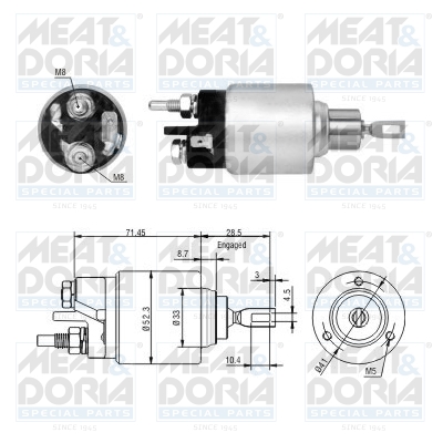 Starter magneetschakelaar Meat Doria 46197