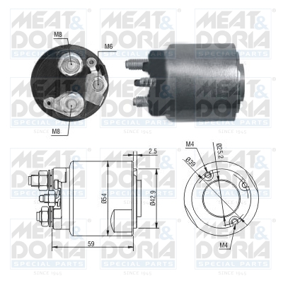 Starter magneetschakelaar Meat Doria 46203