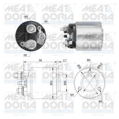 Starter magneetschakelaar Meat Doria 46212