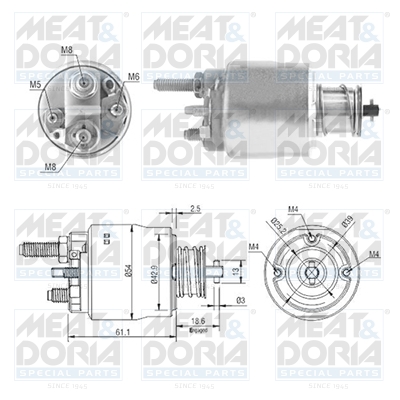 Starter magneetschakelaar Meat Doria 46223