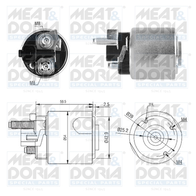 Starter magneetschakelaar Meat Doria 46224