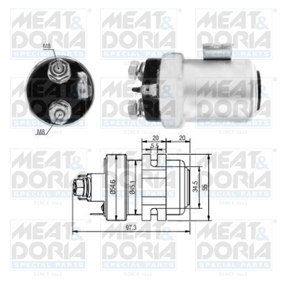 Starter magneetschakelaar Meat Doria 46225