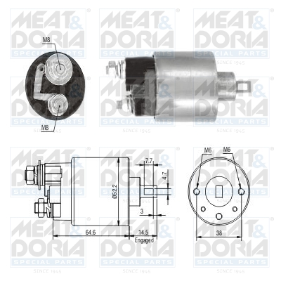 Starter magneetschakelaar Meat Doria 46235