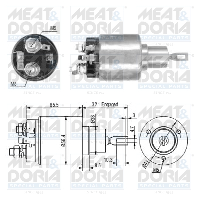 Starter magneetschakelaar Meat Doria 46243