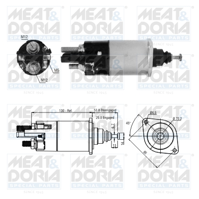 Starter magneetschakelaar Meat Doria 46255