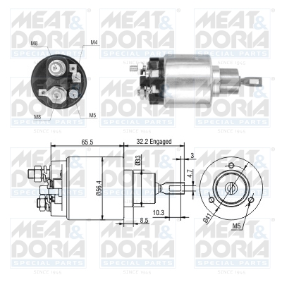 Starter magneetschakelaar Meat Doria 46258